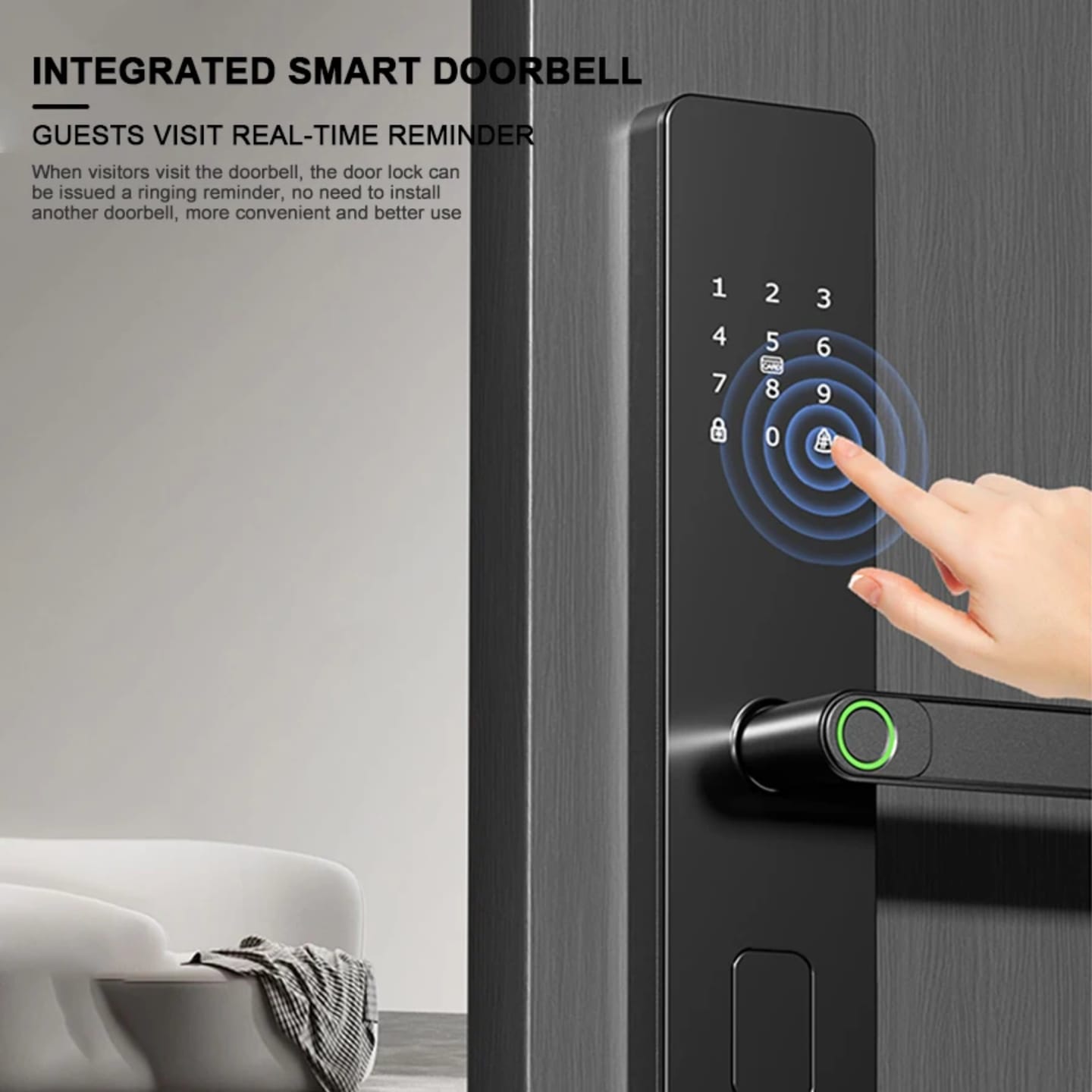 Tuya biometric smart digital locks with fingerprint unlock options, intelligent App controlled fingeprint AIRbnb smart locks for home office and hoyel locks, digital locks