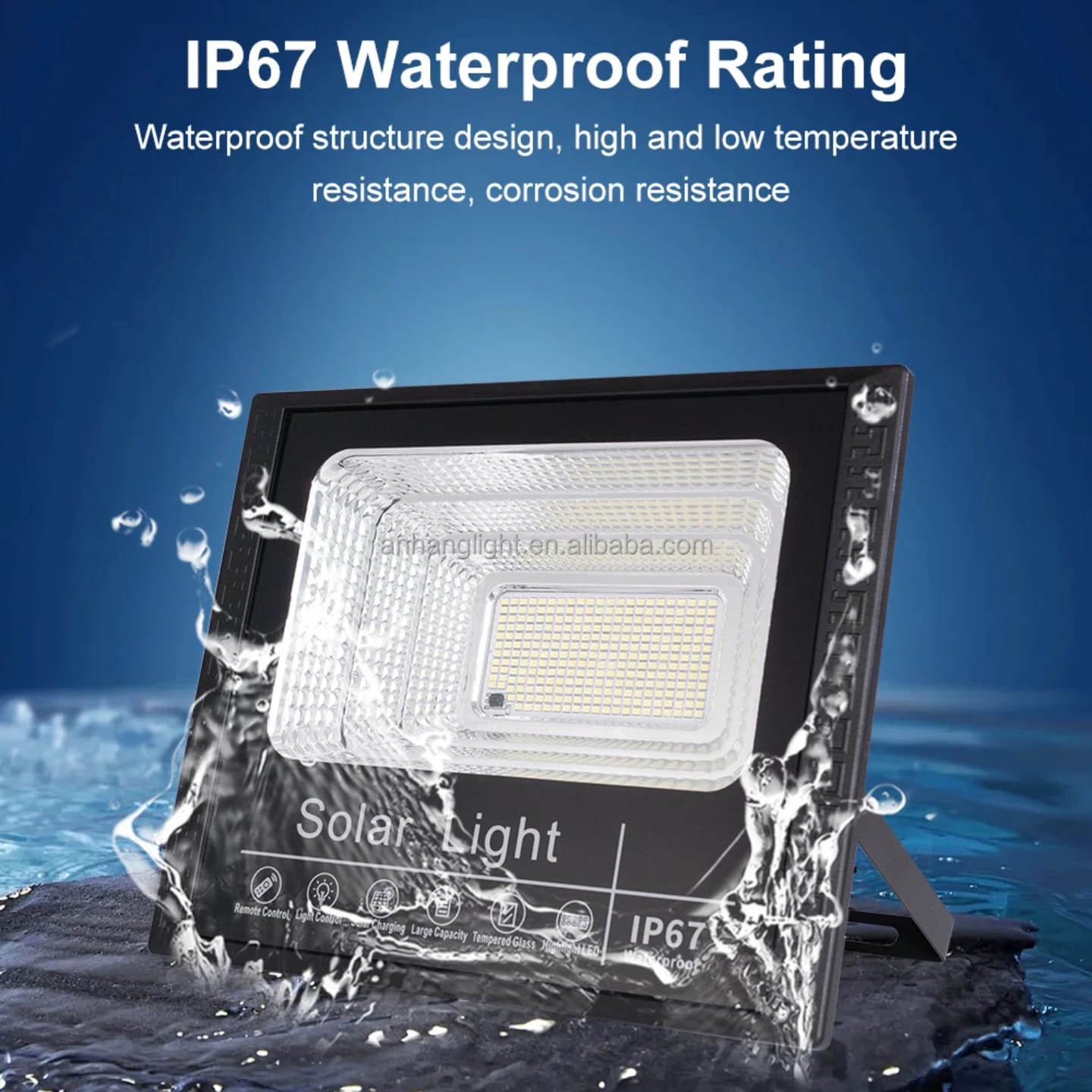 Solar flood light security lights, 100w solar light, 45w solar lights, 200w solar lights and 300w lamps security lights, high security IP67 with solar panels waterproof LED solar security lights