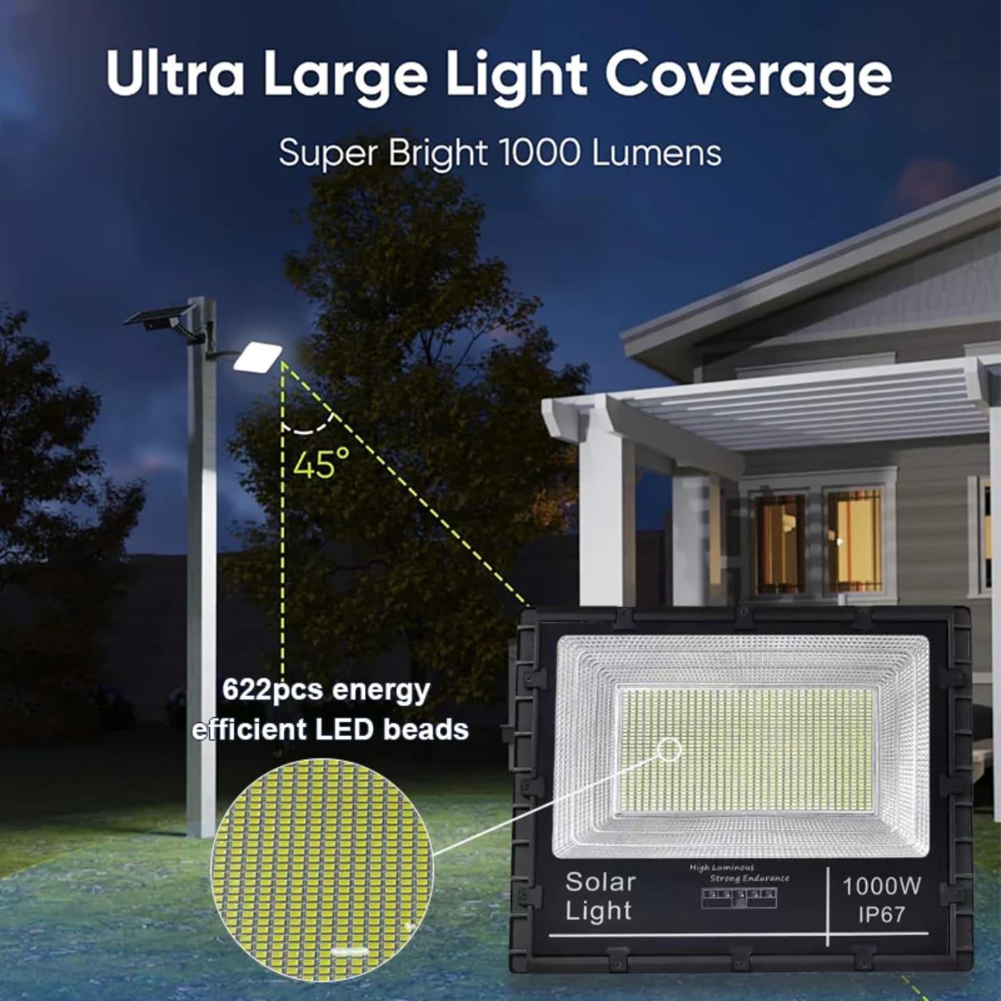 Solar flood light security lights, 100w solar light, 45w solar lights, 200w solar lights and 300w lamps security lights, high security IP67 with solar panels waterproof LED solar security lights