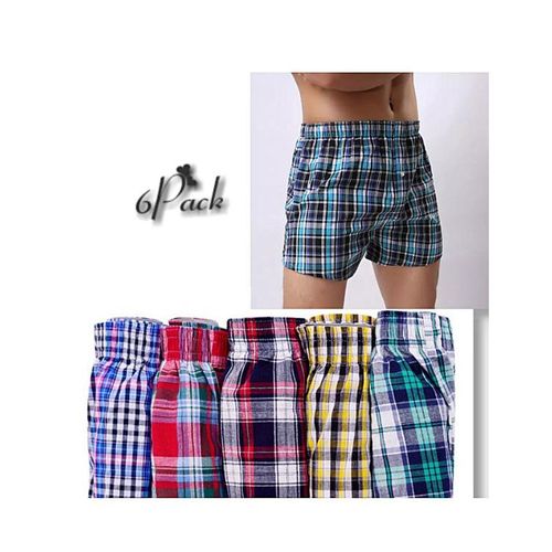Fashion Boxer Shorts - 3 Pieces - Pure Cotton- (Colors may vary)