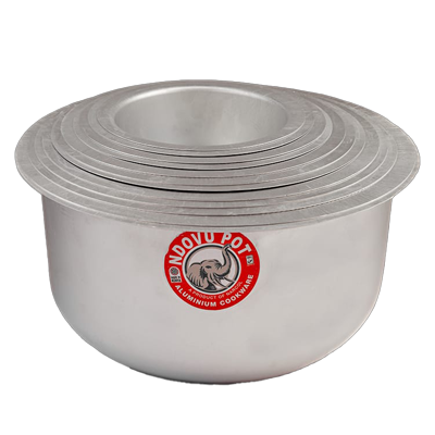 NDOVU POT HEAVY ALUMINIUM SHINY SUFURIA FOR KITCHEN AND DINING EXTRA HEAVY SUFURIA COOKWARE SETS NO LIDS