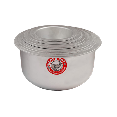 NDOVU POT HEAVY ALUMINIUM SHINY SUFURIA FOR KITCHEN AND DINING EXTRA HEAVY SUFURIA COOKWARE SETS NO LIDS