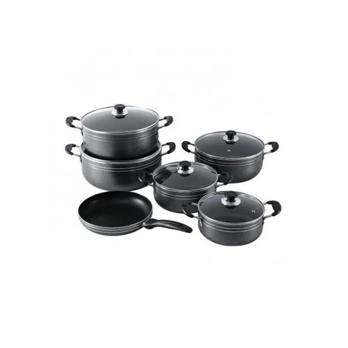 TC 14 Pieces Heavy Non-Stick Cooking Pot Sufuria Set in kitchen and dining cookware sets