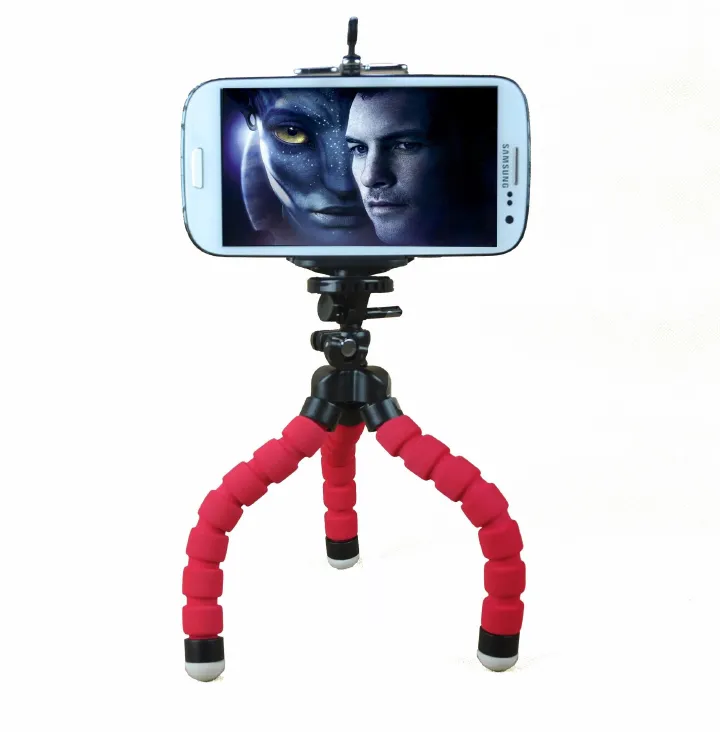 Tripod For Phone Flexible Sponge Octopus Mini Tripod For IPhone Mini Camera Tripod Phone Holder Clip Stand