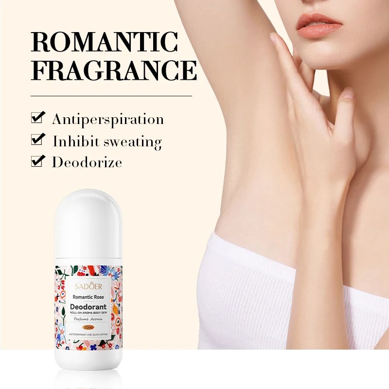 3pcs Antiperspirant Deodorant Roll-On - Long-Lasting Fragrance, Sweat & Odor Control, Refreshing, Portable Roll-On For Men & Women