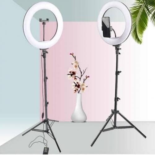 12 Inch LED Ringlight With 2.1m Stand For Tiktok live,Youtube,instagram photography lighting with 3 light modes