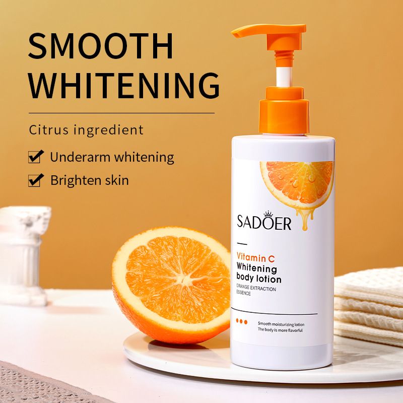 Sadoer Vitamin C Skincare Kit  with  vitamin c Brightening Serum,  Facial Cleanser,vitamin c  Lotion & 2pcs Vitamin C brightening Face Masks  for brightening, Whitening & Hydrating