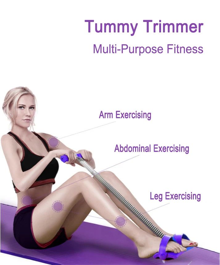 HIGH QUALITY Tummy Trimmer – Dual Spring Abdominal Workout Equipment.