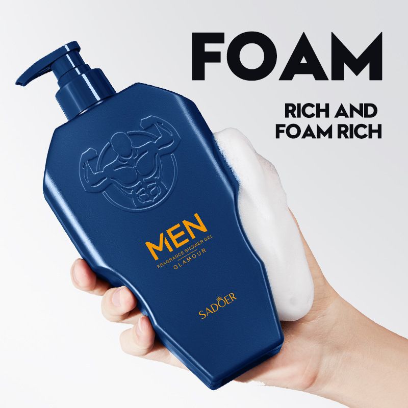 SADOER Men’s Exclusive Aromatherapy Shower Gel | Deep Cleansing, Oil Control & Long-Lasting Fragrance – 500ml