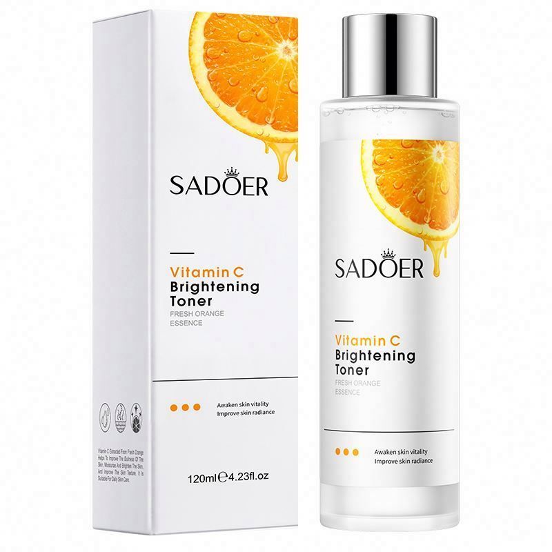 SADOER Vitamin C Brightening & Anti-Aging 24pcs set  Complete Skincare Set Ultimate Glow-Boosting Kit with vitamin c Cleanser, Toner, Serum, Face Cream & 20*4ml pcs Good night Gel Mask