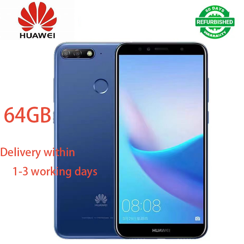 Refurbished Huawei Y7 Prime 5.99 inch 64GB/32GB 3000mAh Dual SIM 13MP+8MP Smartphone Appearance 95% New