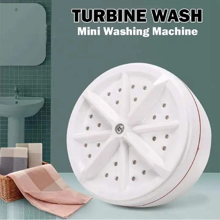 Portable Ultrasonic Mini Washing Machine Dishwasher Turbine multi-purpose ultrasonic mini washing gadget