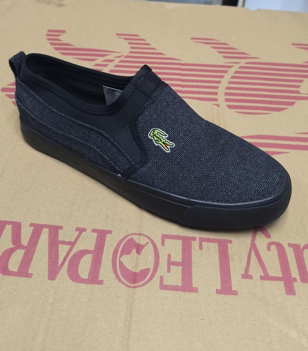 High 🔥 quality ⚡💥 Men's suede leopard men's fashion 👌🏽 rubber official rubber loafers