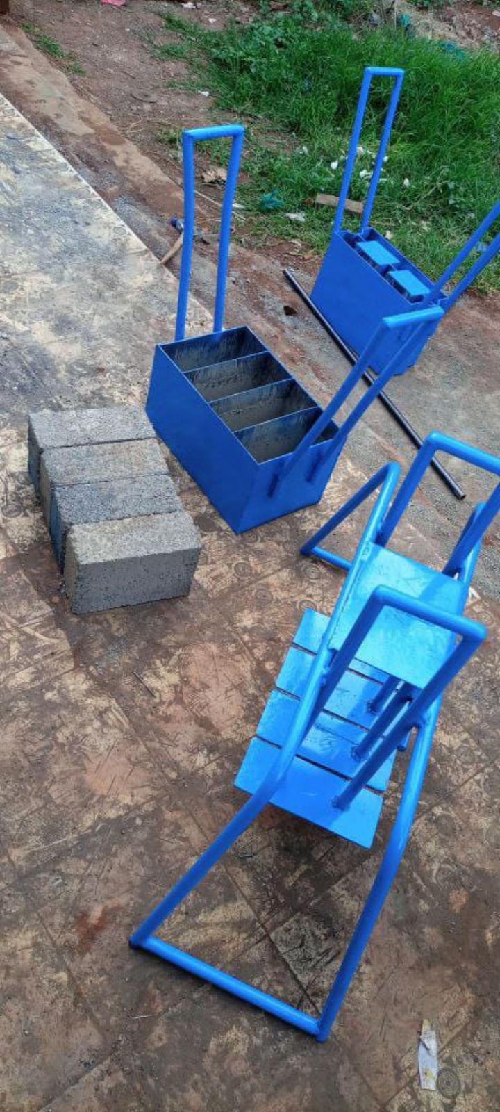 4 in 1 Block Interlocking Brick Making Machine