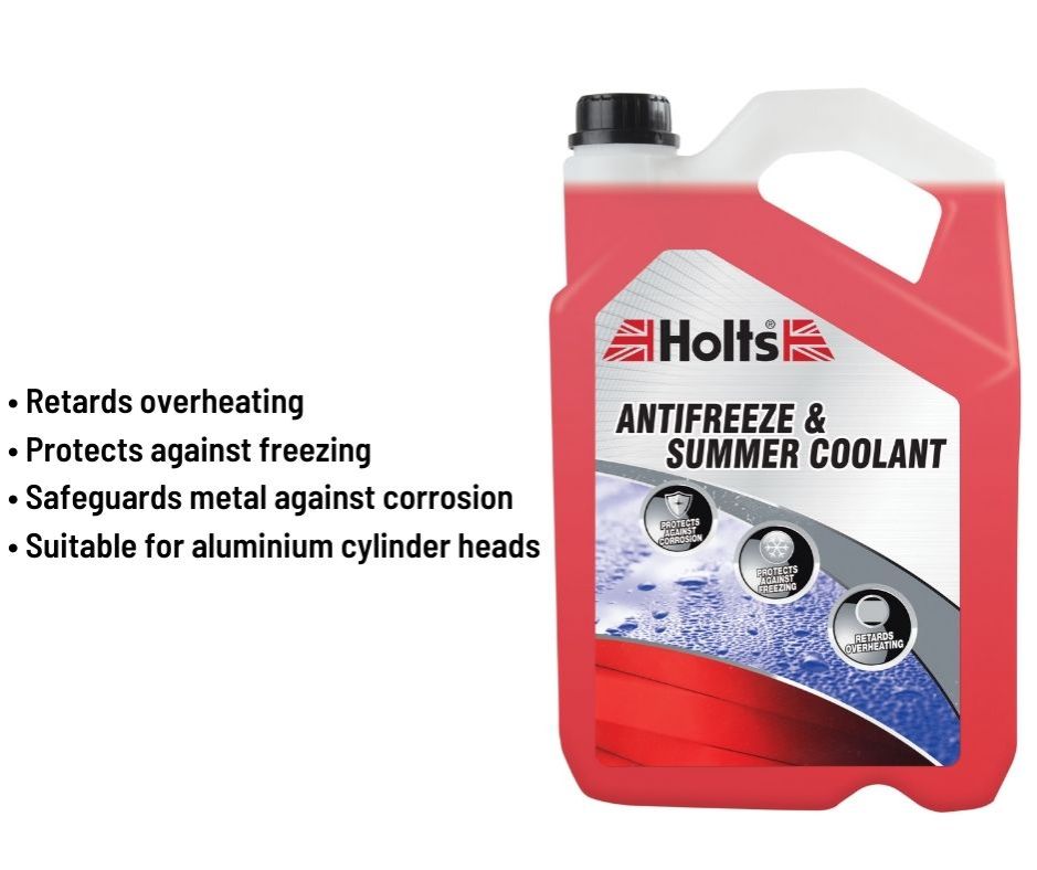 HOLTS ANTIFREEZE & SUMMER COOLANT RED 5L