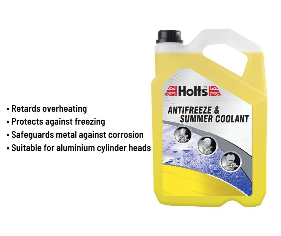 HOLTS ANTIFREEZE & SUMMER COOLANT YELLOW 5L