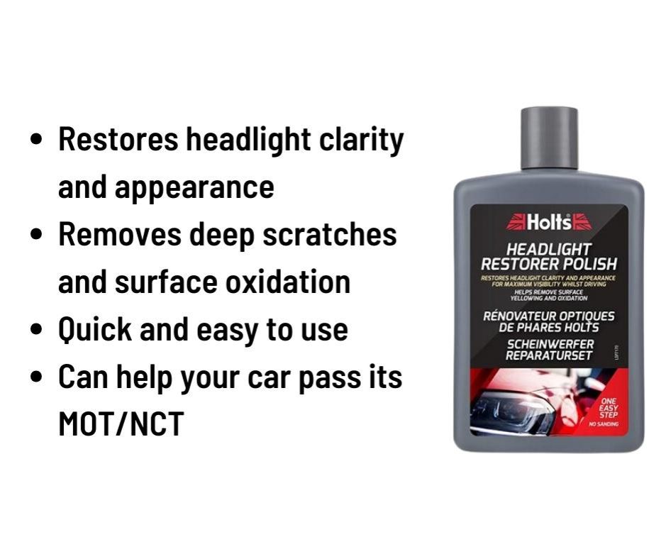HOLTS HEADLIGHT RESTORER POLISH-475ML