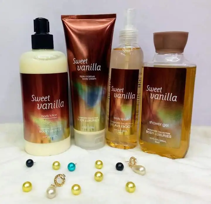 Dear Body Sweet Vanilla 4 in 1 Shower Gel + Body Splash + Cream + Lotion