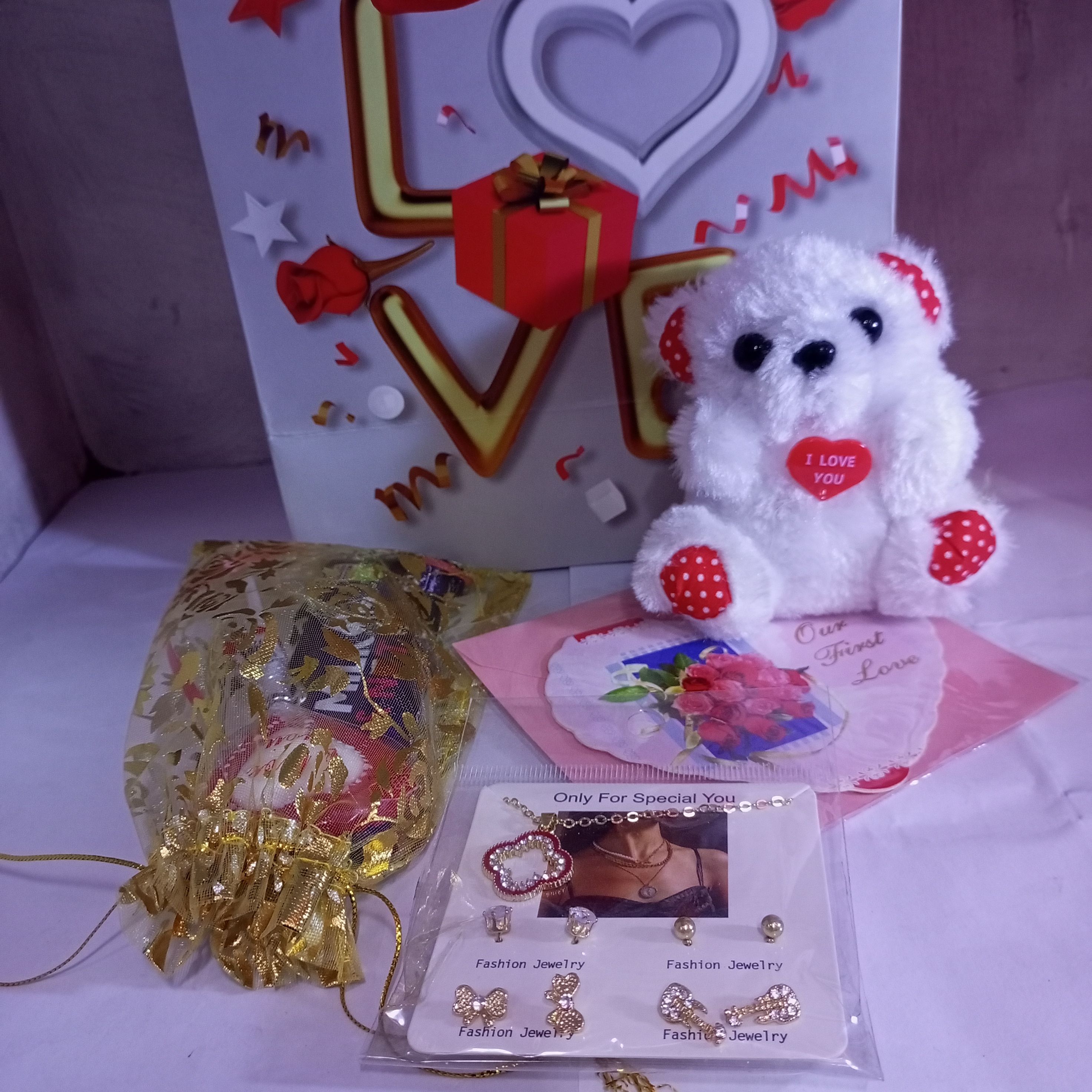Valentine Package in a gift bag