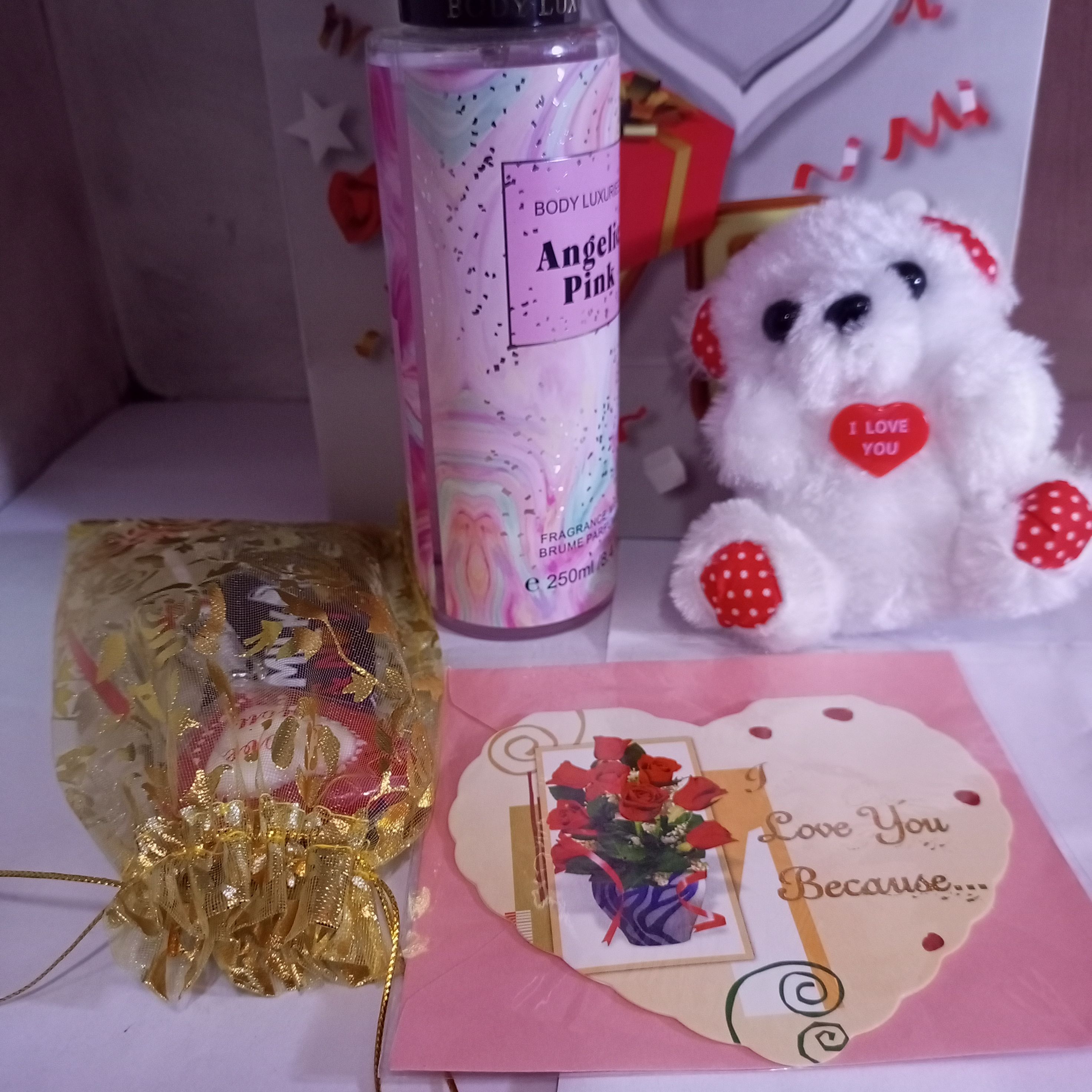 Valentine Gift pacakge with Body mist