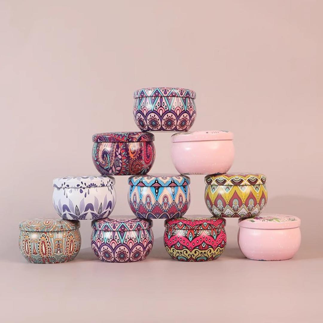 3 Assorted Therapeutical Scented candles/ Aromatherapy / smokeless candles