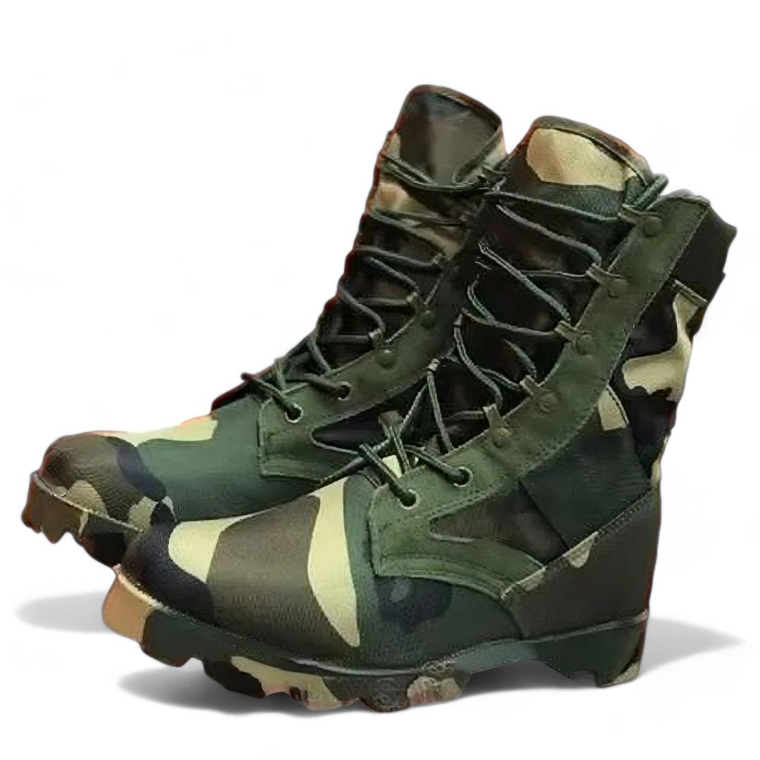 Men's Durable Camouflage Combat Boots - Siwar Military Tactical Boots For Outdoor And Hiking - Military Tactical Boots