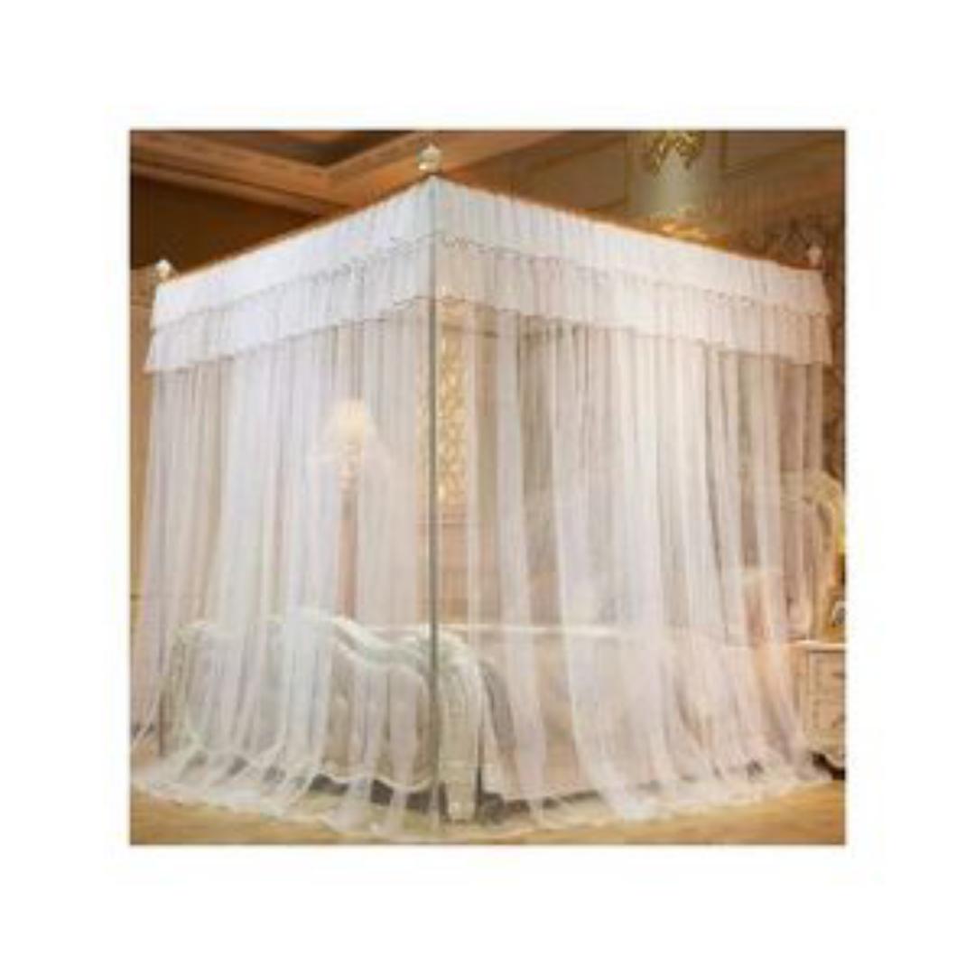 【 Promotion】4*6/5*6/6*6 4 stands mosquito net with Stand Mosquito Repellent Tent Bedding Accessories