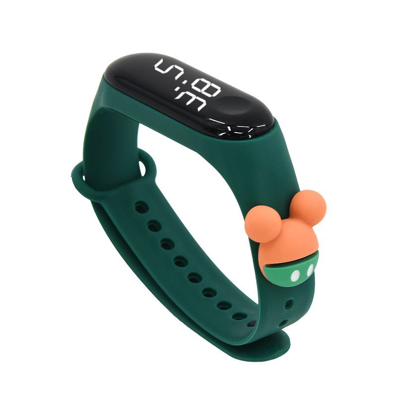 Silicone LED Watch Kids Unisex LED Wrist Watch Student Electronic Digital Sport Watch for Boys Girls Creative Watch