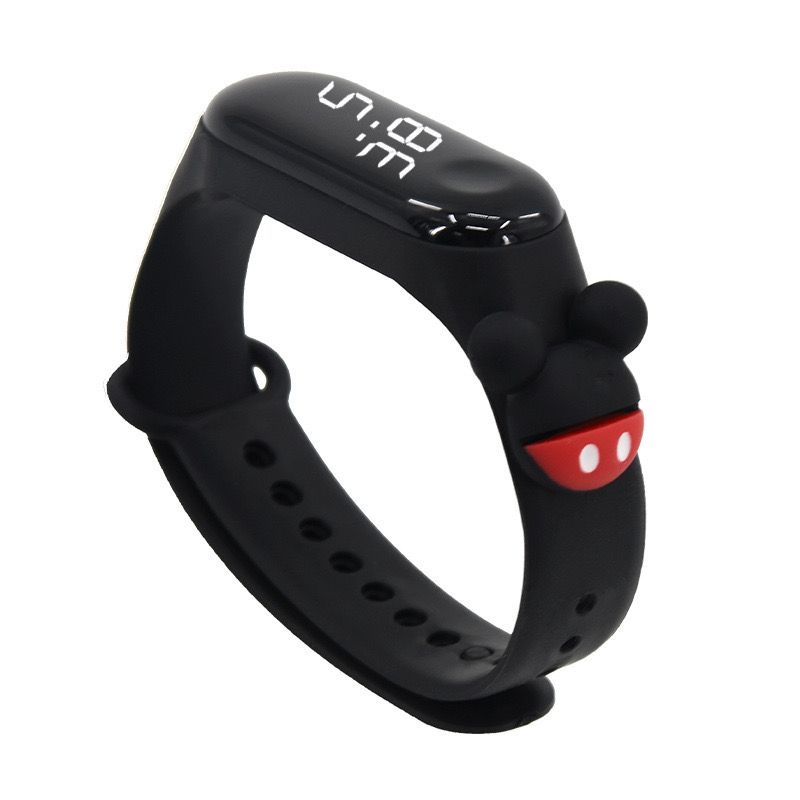Silicone LED Watch Kids Unisex LED Wrist Watch Student Electronic Digital Sport Watch for Boys Girls Creative Watch