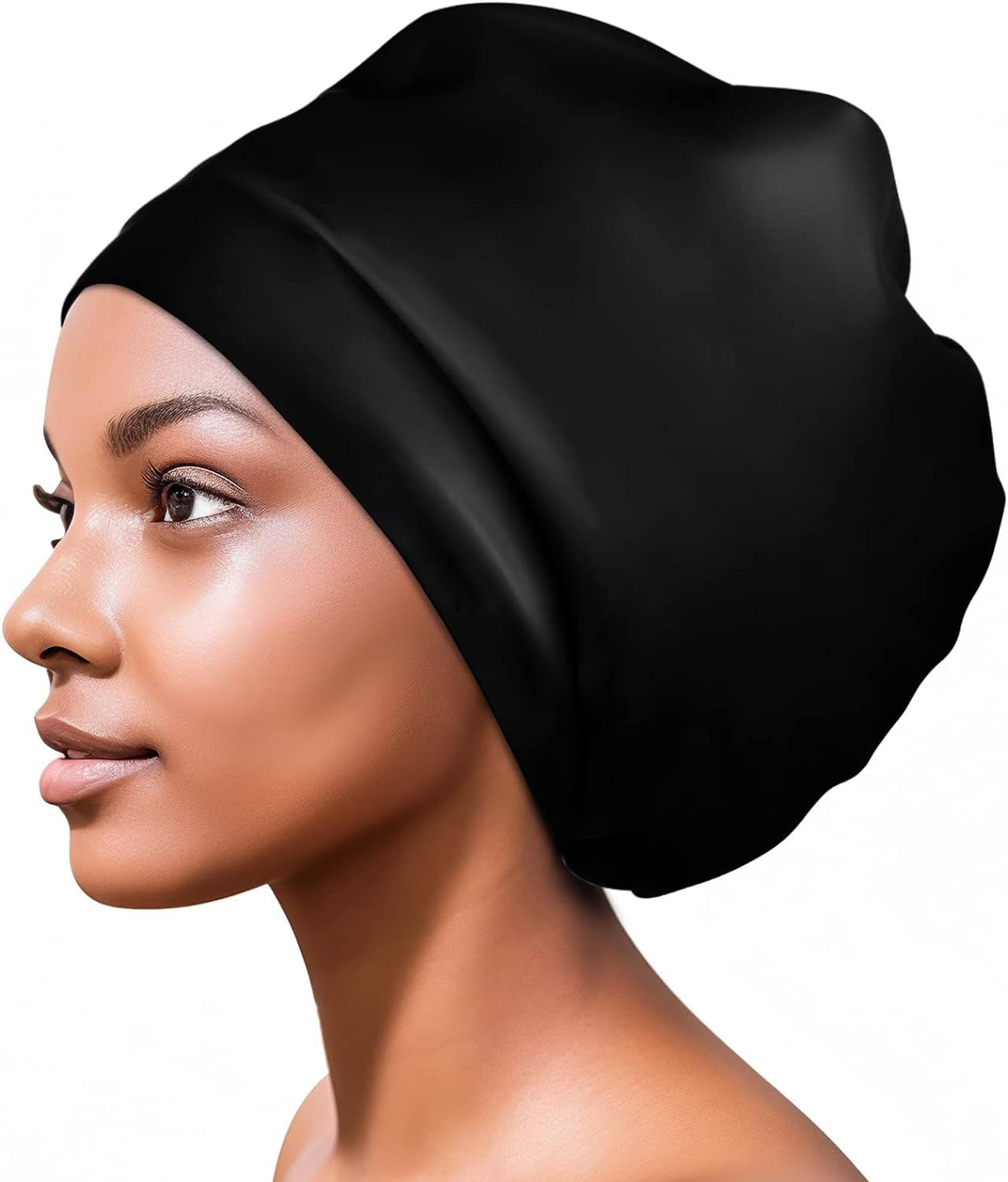 Extra Large Swim Cap - Swim Cap for Long Hair/Short Hair Swim Cap for Braids Silicone Swim Caps Keep Hair Dry
﻿