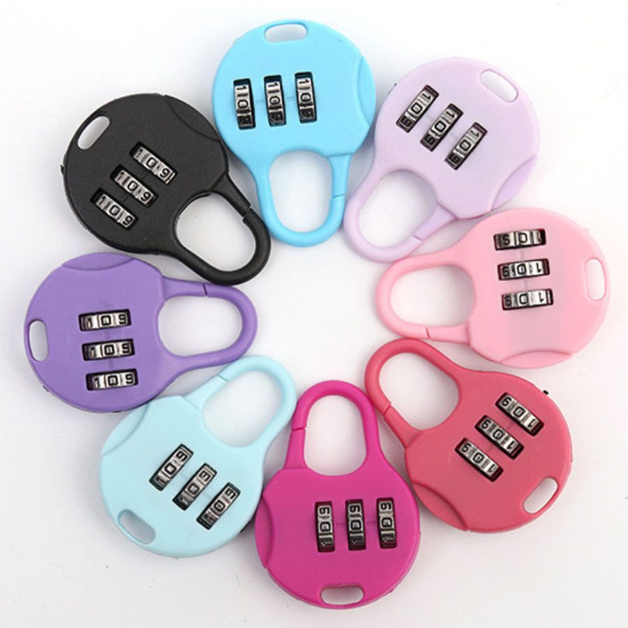 Combination Lock, 3 Digit Combination Padlock Outdoor, School Lock, Gym Lock