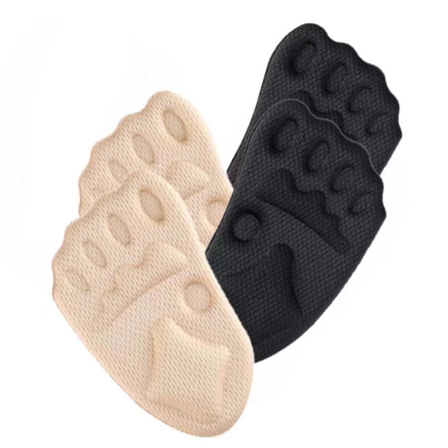 Metatarsal Pads Women, Ball of Foot Cushions for Women, High Heel Comfort Pads, Heel Cushion for High Heels Anti Slip Foot Pads for Balls of Feet for Pain Relief, Shoe Pads for High Heels,2 Pairs（Blac