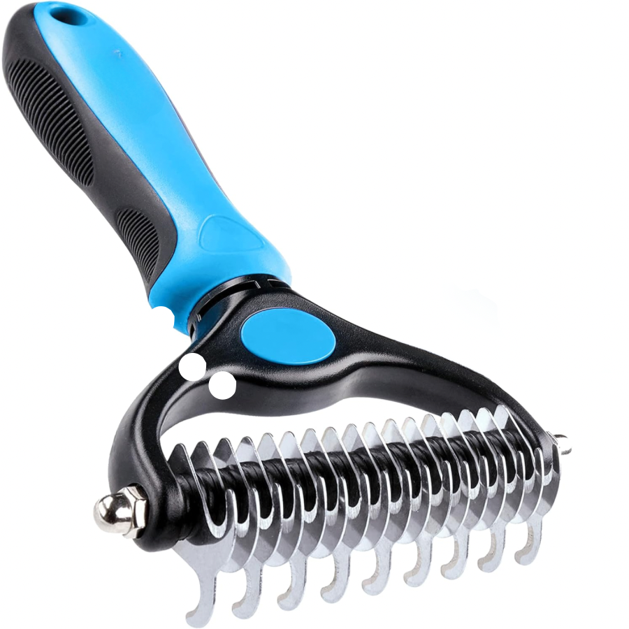 Pet Grooming Brush, Cat Brush Dog Brush for Shedding, Undercoat Rake for Dogs Grooming Supplies, Dogs Shedding Tool for Long matted Haired Pets