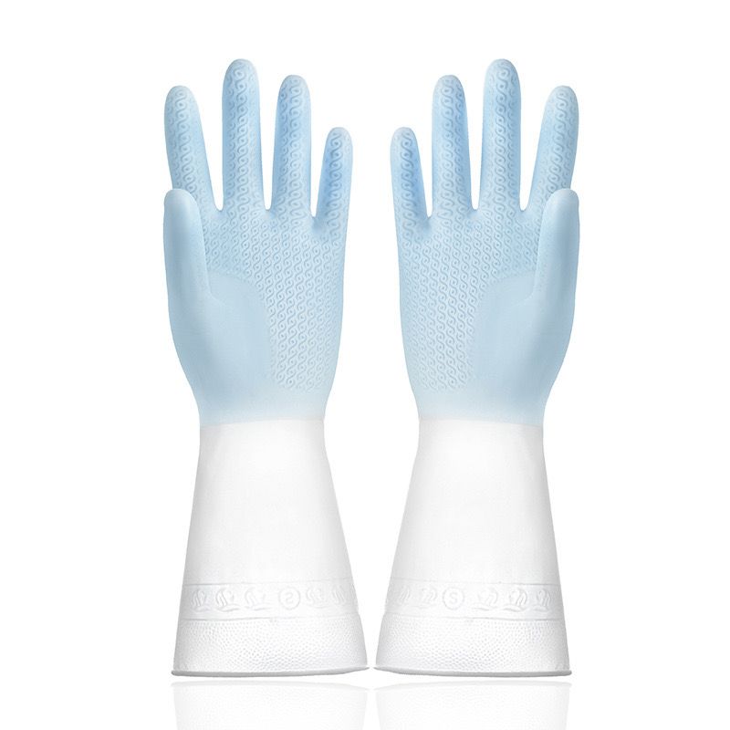 Long Rubber Gloves Cleaning Dishwashing Kitchen Dish Washing Cooking Household Hand Dishwasher Bathroom Garden