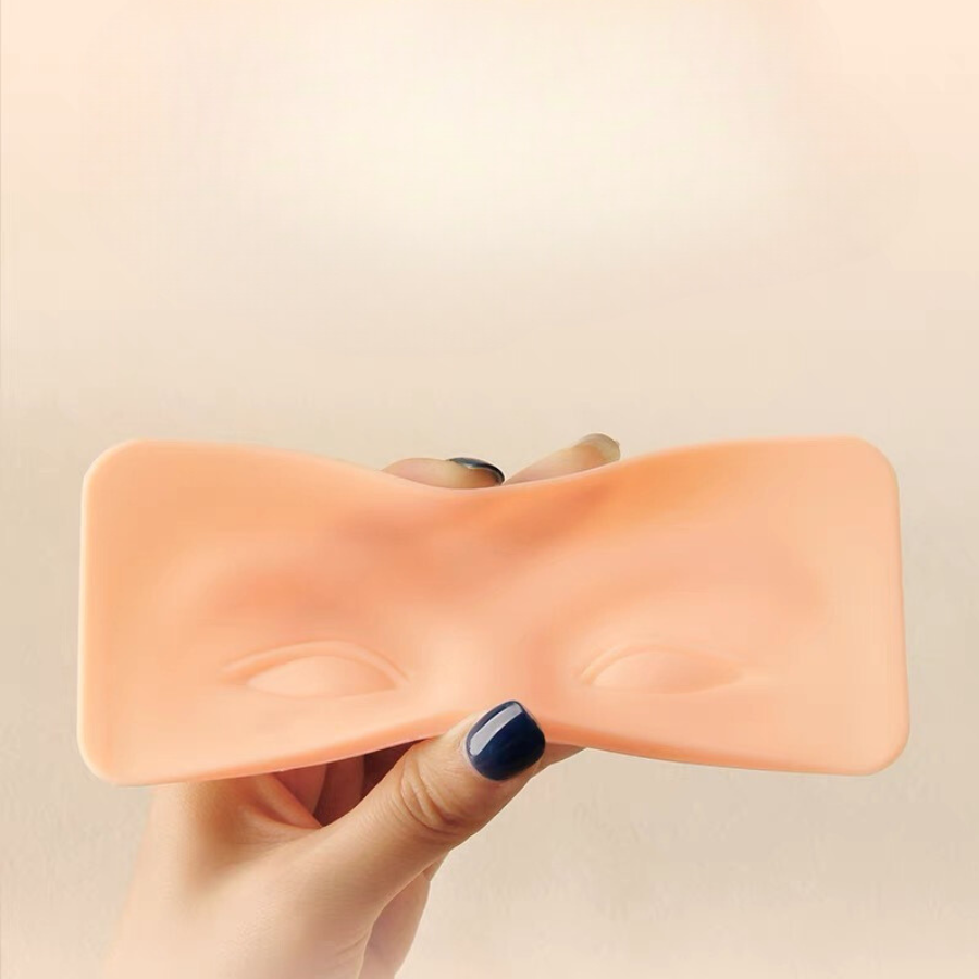 2 pcs Makeup Practice Face, Silicone Makeup Practice Face Board, Makeup Mannequin Face,Perfect for Practicing Eye Face Makeup, or Girl’s Gift