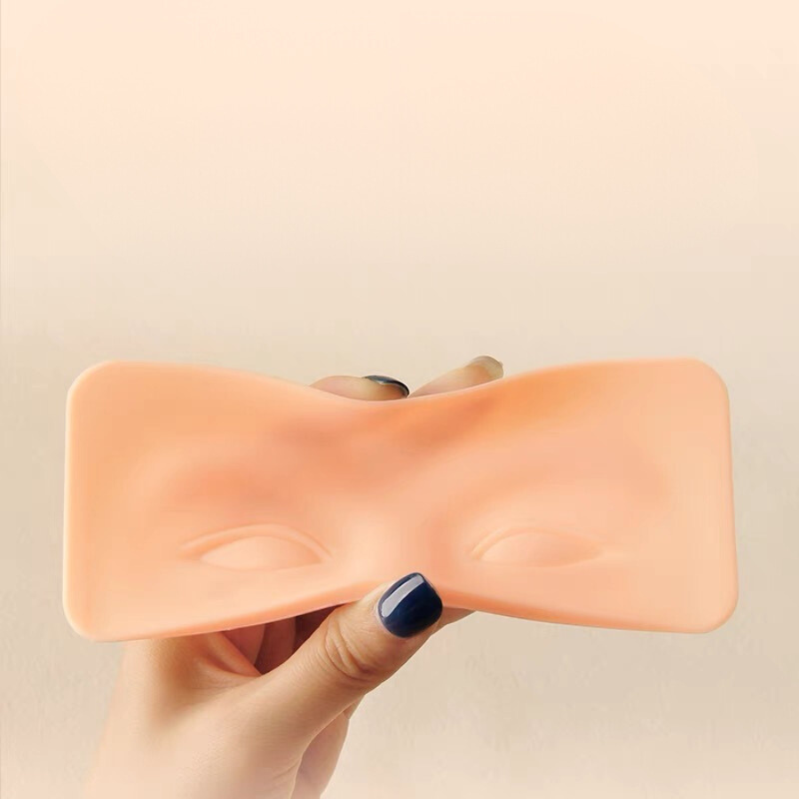 2 pcs Makeup Practice Face, Silicone Makeup Practice Face Board, Makeup Mannequin Face,Perfect for Practicing Eye Face Makeup, or Girl’s Gift