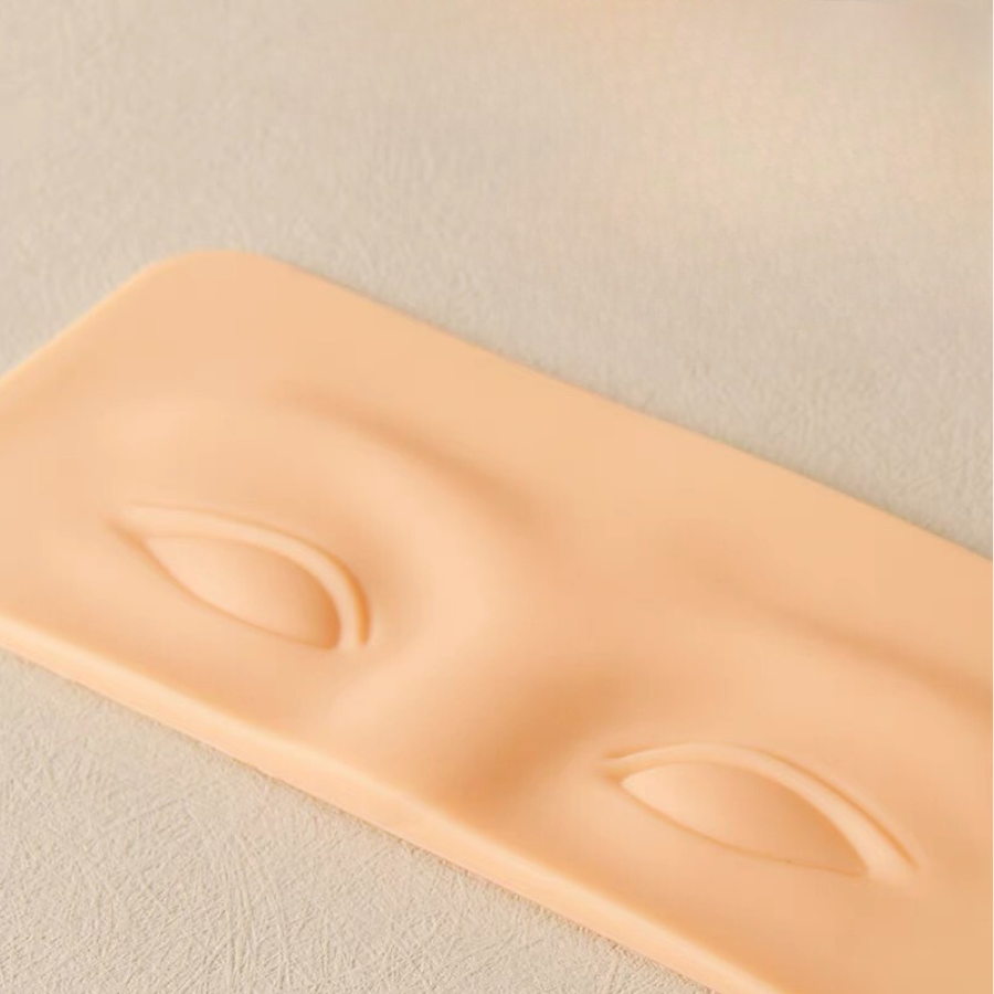 2 pcs Makeup Practice Face, Silicone Makeup Practice Face Board, Makeup Mannequin Face,Perfect for Practicing Eye Face Makeup, or Girl’s Gift
