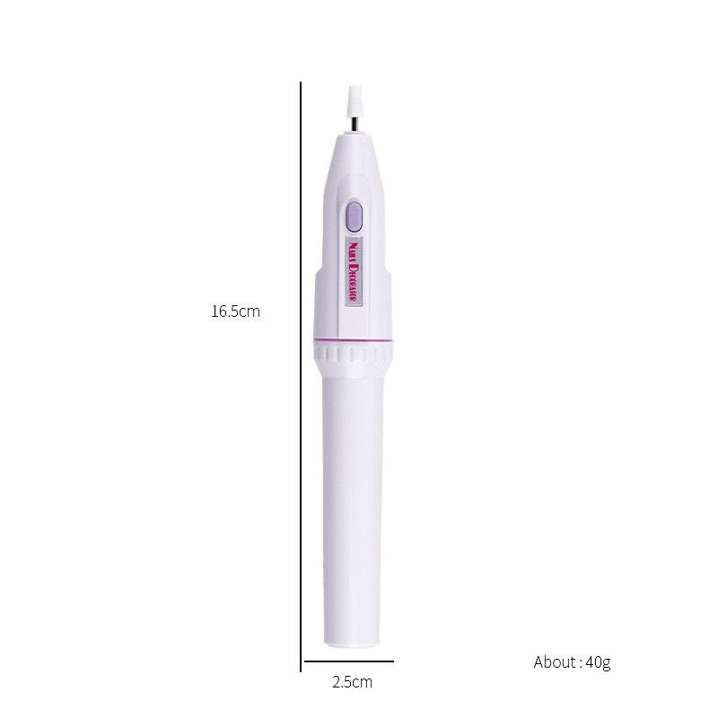 Portable Electric Nail Drill Set Pen Sander Polish Machine Acrylic Gel Removal Manicure Filer Kit with 5 Nail Drill Bits Pedicure Efile Rotary Carver Nail Art Tools
