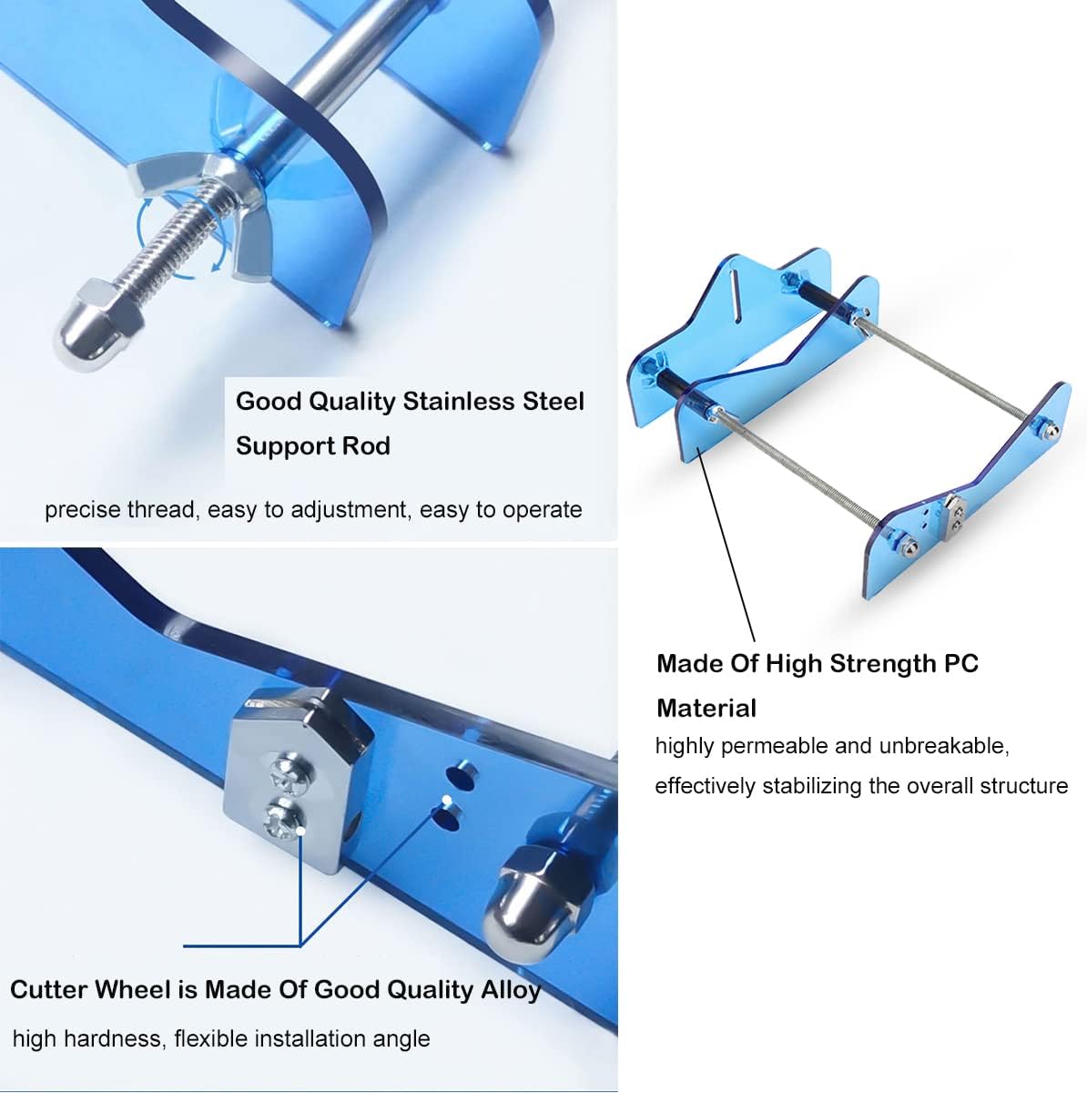 Glass Bottle Cutter, Mini Portable Glass Bottle DIY Craft Tool, Bottle Cutter & Glass Cutter Kit for Cutting Wine, Beer, Whiskey, etc