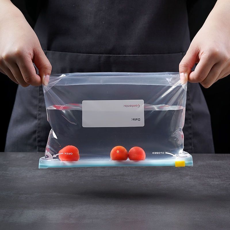 Reusable Freezer Bags, Large Reusable Ziploc Bags Silicone Airtight & Leakproof, 100% Food Grade Reusable Silicone Food Storage Bags, Silicone Snack Bags for Travel & Camping
