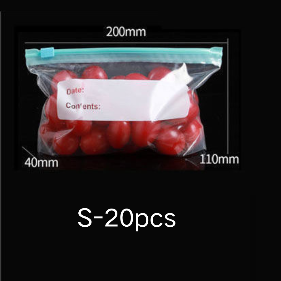 Reusable Freezer Bags, Large Reusable Ziploc Bags Silicone Airtight & Leakproof, 100% Food Grade Reusable Silicone Food Storage Bags, Silicone Snack Bags for Travel & Camping