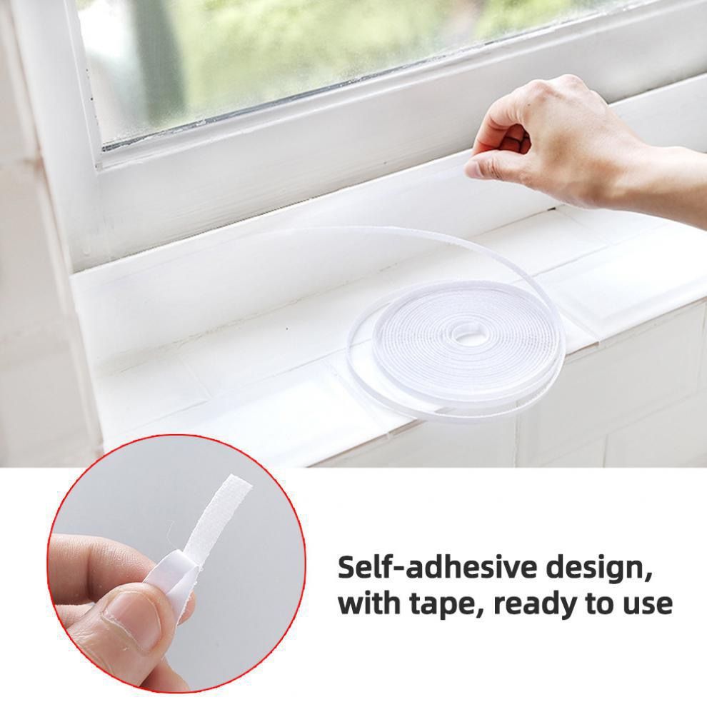 DIY Adhesive Window Mesh Curtain Adjustable Screen for Windows Sticky Tape Mosquito Window Net Insect Temporary Window Screen Mesh Replacement