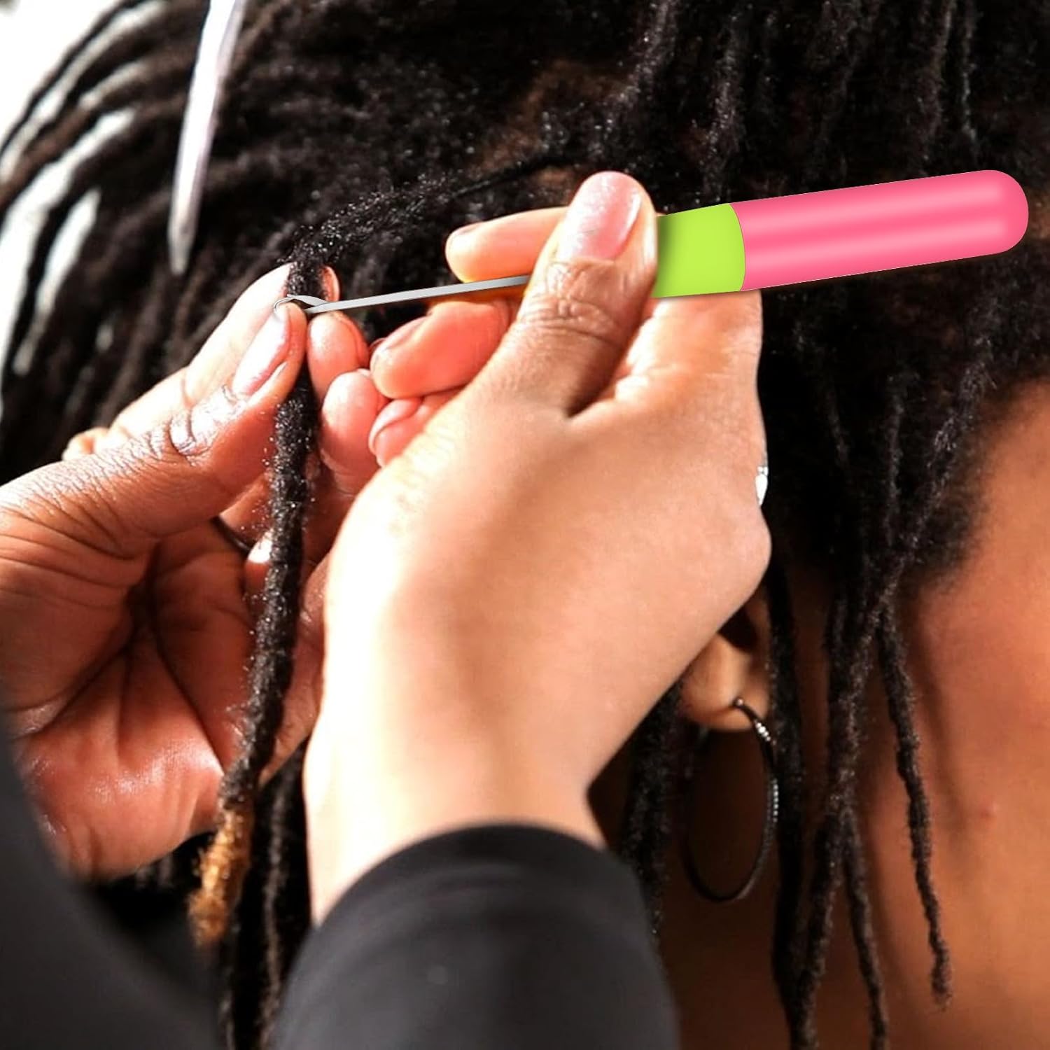 Latch Hook Crochet Needle for Hair Tool Kits Braid Hair and Hair Extension