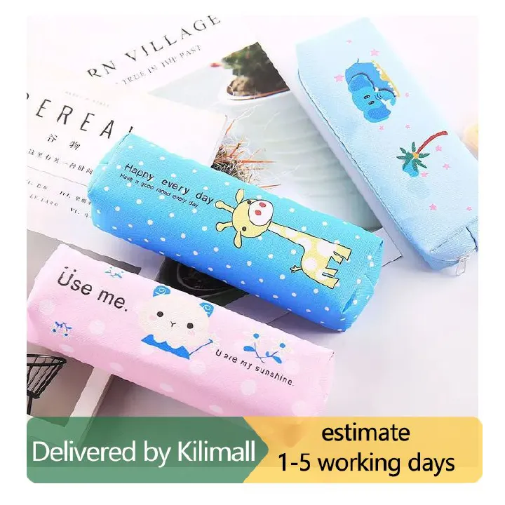 Pencil Case Pouch Pen Case Simple Stationery Bag School College Office Organizer for Teens Girls Adults Student