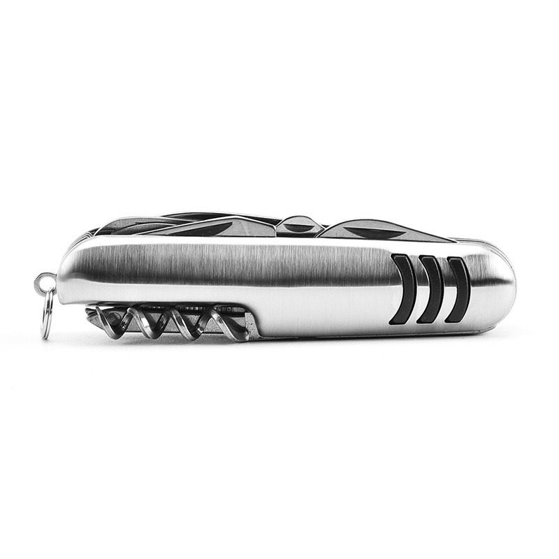 Multi Function Mini Knife - Best Keychain Accessories - Small Utility Multi Purpose Tool Camping Hiking - Cool Mens Birthday Gift Ideas for Men and Women