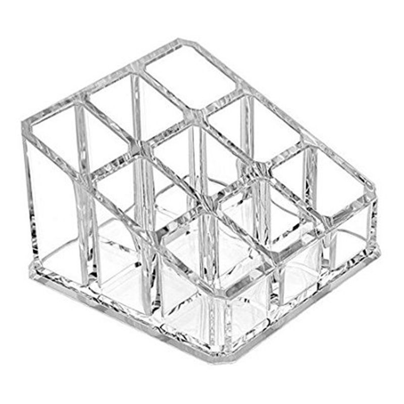 Lipstick Lip Gloss Organizer,Small Clear Acrylic Compact Essential Oil Rollerball Perfume Holder