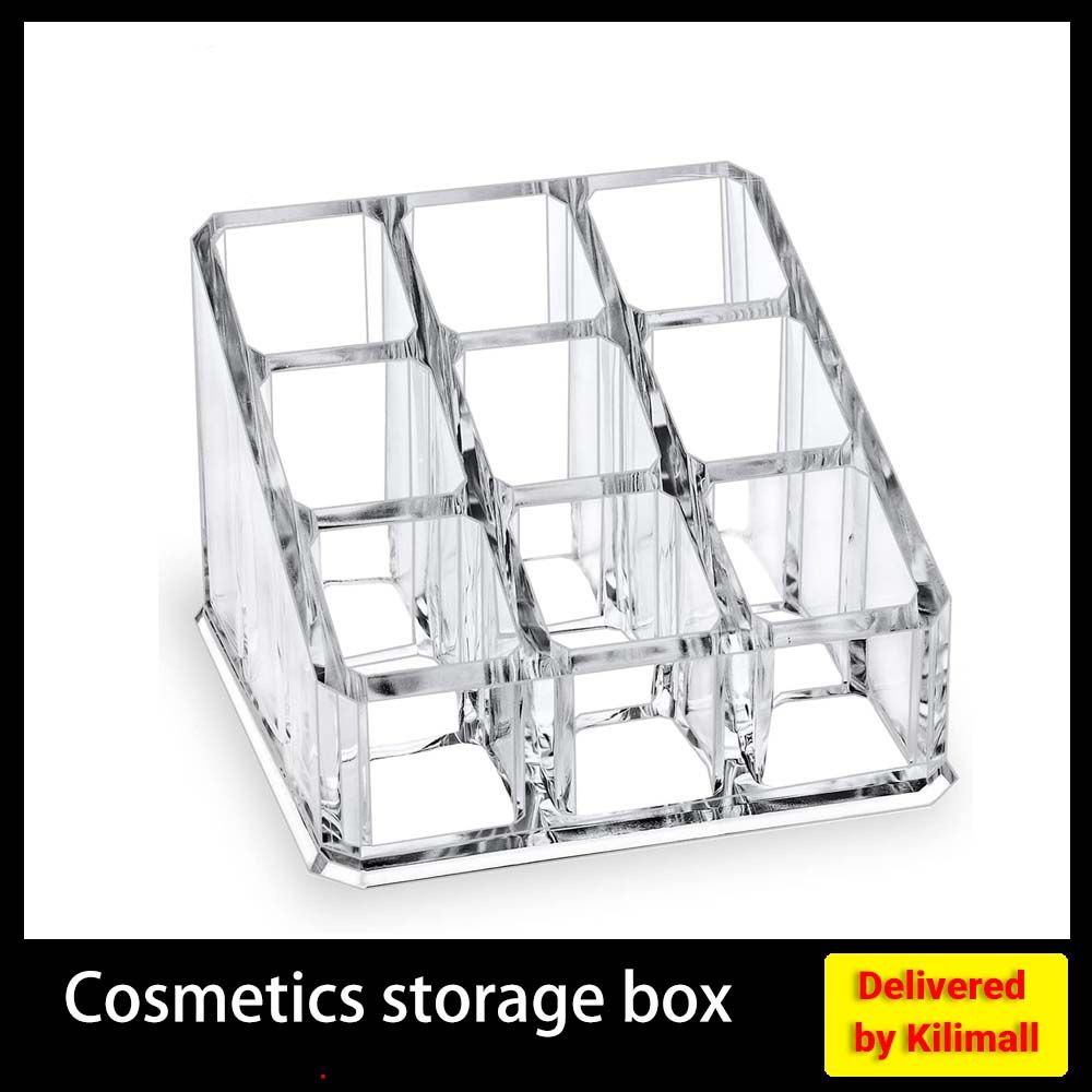 Lipstick Lip Gloss Organizer,Small Clear Acrylic Compact Essential Oil Rollerball Perfume Holder