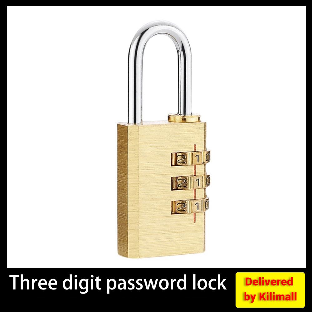 1 password padlock storage cabinet lock external lock, suitable for school gym storage cabinets, sports storage cabinets, fences, toolboxes, doors, boxes, Hass storage