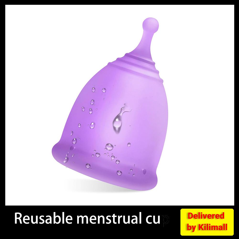 Menstrual Cups - Tampon, Pad, and Disc Alternative Product Reusable Period Cup/Copa Designed with Soft Flexible Medical