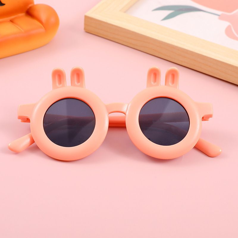 New Children's Bunny Sunglasses Fashion Children's Sunglasses Men and Women Baby Sunscreen Glasses Photo Toys